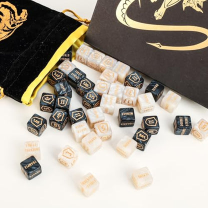 Color MTG Counter Dice Set Keyword Shield Life Counters with Dice Storage Bag for MTG TGG Table Games