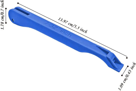 Copper Foil Hand Foiler for Stained Glass, Stained Glass Hand Foiler Tool,Copper foil Dispenser,Blue Hand Foiler for 7/32" Copper Foil Tape,Stain Glass Tools and Supplies(Blue)
