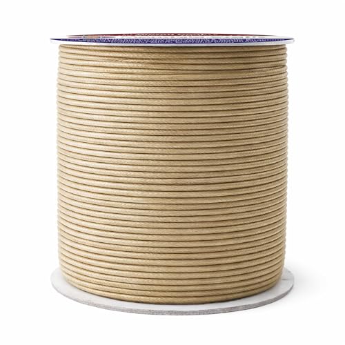 1.5mm Natural Waxed Cord (327 Foot)