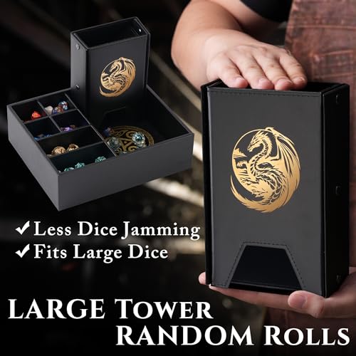 All-in-One Game Roamer - Dice Tray & Tower for DND and RPG