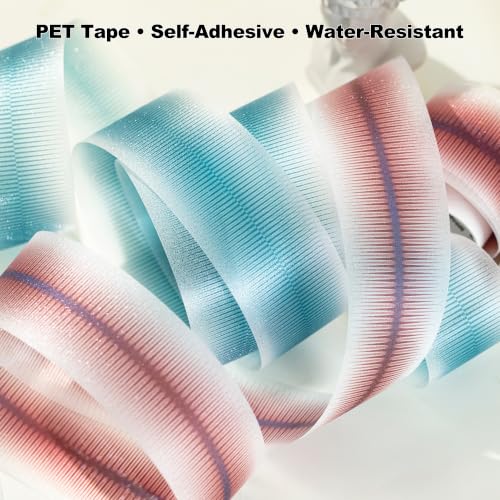Shimmer Ombre Stripe PET Tape (6 Count)