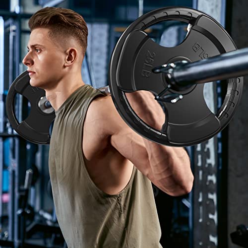 Olympic Rubber Grip Weight Plates