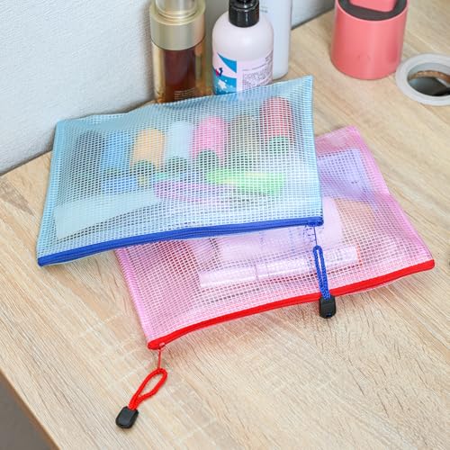 20pcs Mesh Zipper Pouch Bags (20 Count)