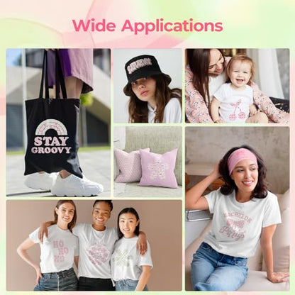 Pink Bow Heat Transfer Vinyl (11 Count)