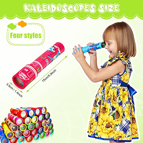60 Pcs Classic Kaleidoscope Educational Kaleidoscope Toy Return Gift Vintage Educational Toys Party Bag Fillers School Classroom Prizes for Adult Teen Party Carnival Prize (60 Count)