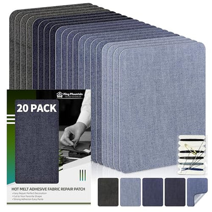 Iron on Repair Patch 20 Pcs Pack