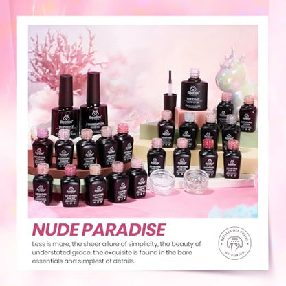 Beetles Nude Pink Gel Nail Polish Set