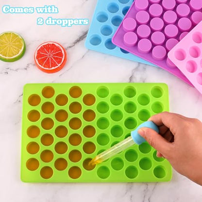 Round Candy Molds Silicone (4 Count)