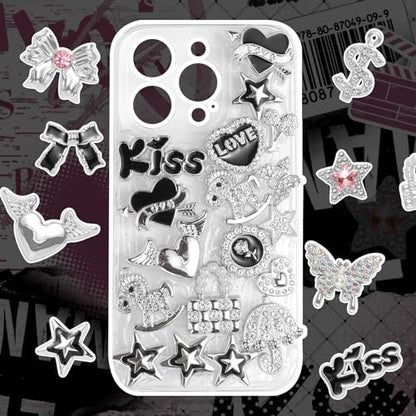 100 Pcs Big Junk Case Charms Kit for Phone Cases & Socks & Shoes