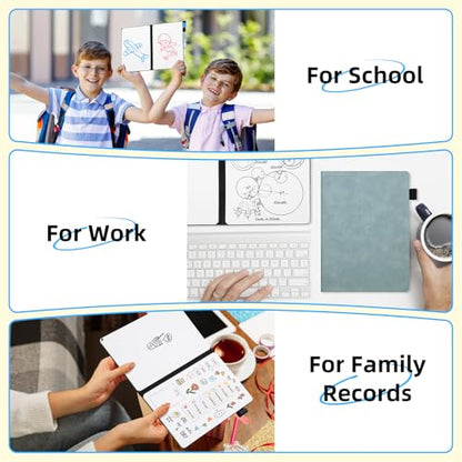 Portable Dry Erase Whiteboard Notebook