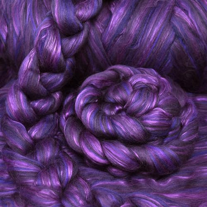 Merino Silk Luxe Tonal Designer Blend. Superfine Merino