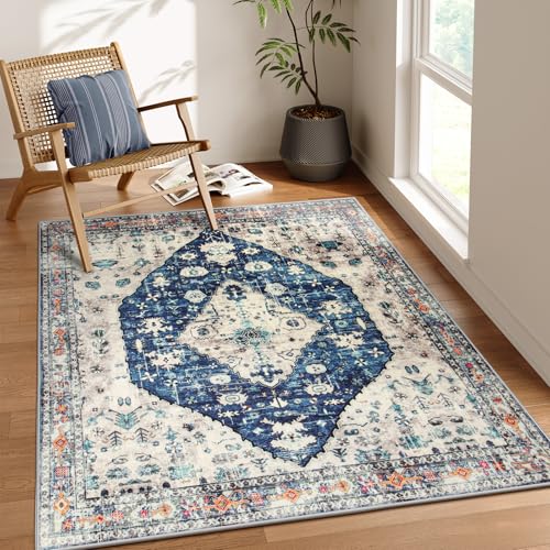 Felice Boho Tribal Square 4x4 Area Rug
