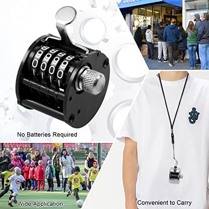 2 Pack Metal Hand Counter Four