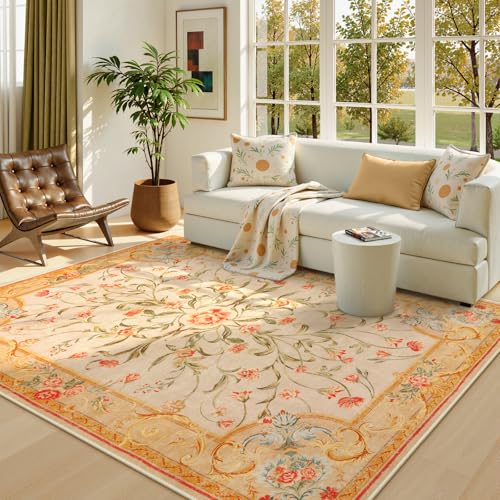 Washable Fall Living Room Area Rugs 5x7 (5040 sq in)