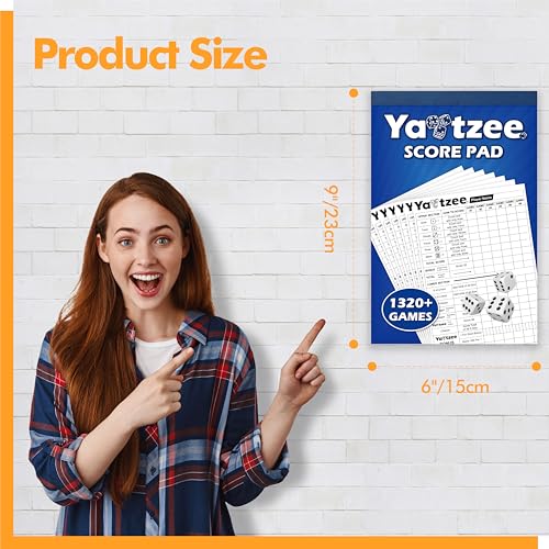 110 Sheets Score Pad for Yahtzee (110 Count)