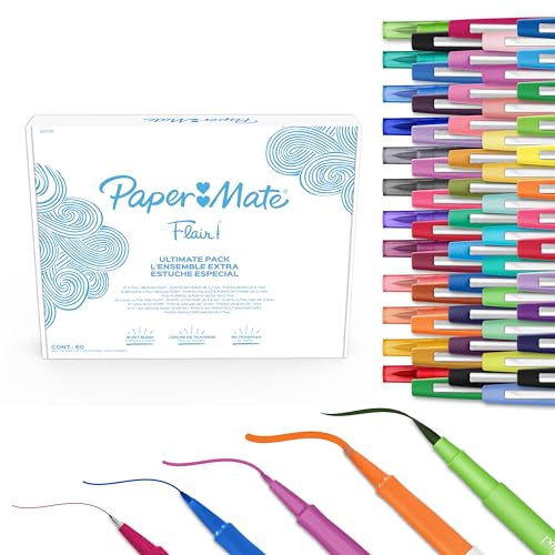Flair Felt Tip Pens Ultimate Pack (60 Count)