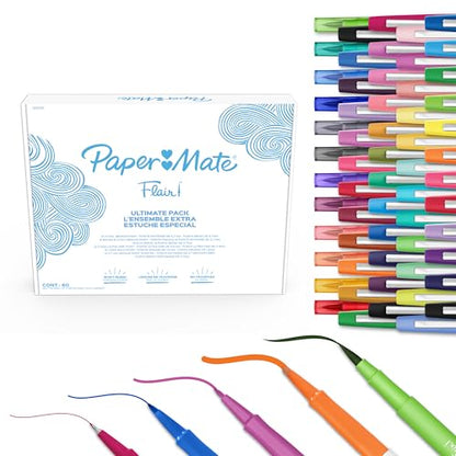 Flair Felt Tip Pens Ultimate Pack (60 Count)