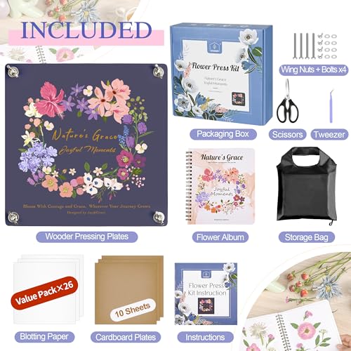 Flower Press Kit for Adults