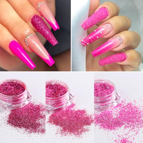 Holographic Sugar Glitter Powder for Nails (2.4 Ounce)