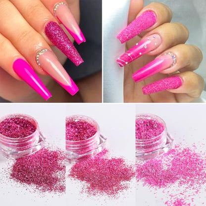 Holographic Sugar Glitter Powder for Nails (2.4 Ounce)