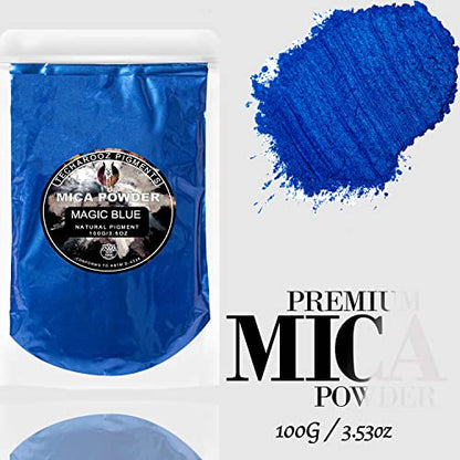 Magic Blue Mica Powder for Epoxy Resin 100g