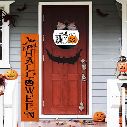 Halloween Stencils for Painting Large Skeleton Porch Leaner Stencils (14 Count)