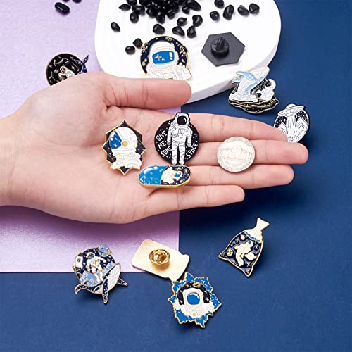 11pcs Space Enamel Pins Set (11 Count)