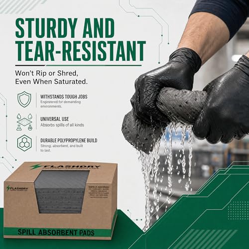 FLASHDRY Universal Spill Absorbent Pads (300 Count)