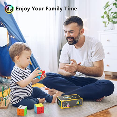 Full Size 3x3x3 Speed Cube Set (6 Count)