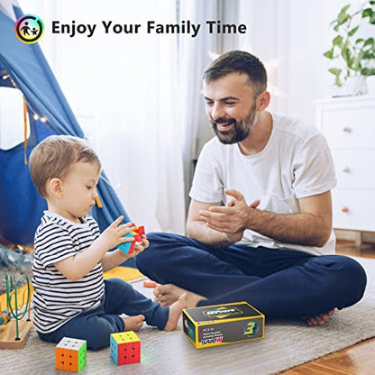 Full Size 3x3x3 Speed Cube Set (6 Count)