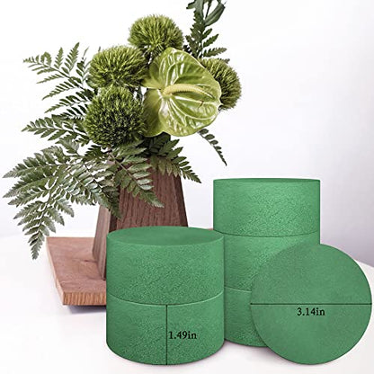 6 Packs Round Floral Foam Blocks (6 Count)