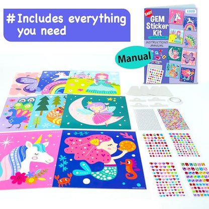 Gem Sticker Kit for Kids
