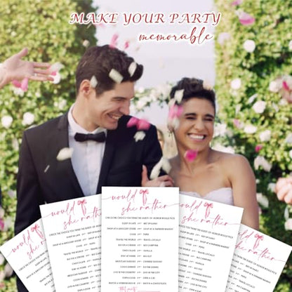 Wedding Shower Games Cards (25 Count)