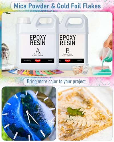 1 Gallon Crystal Clear Epoxy Resin (128 Fl Oz)