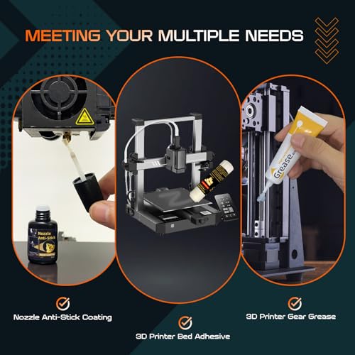 Essential 3D Printing Accessories Kit Includes 3D Printer Glue Sticks Adhesive for Hot Bed