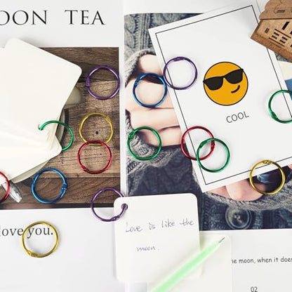 100 Pcs Binder Rings (100 Count)