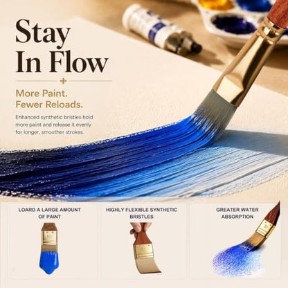 40PCS Paint Brushes Set (40 Count)