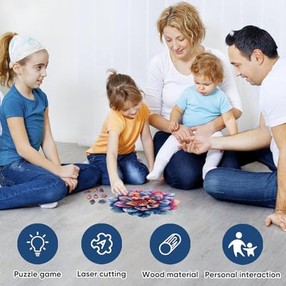 Wooden Puzzles for Adult 500 Piece (500 Count)