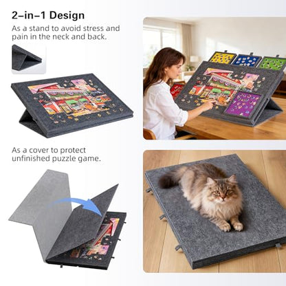 Tilting Puzzle Board with 2 (1000 Count)