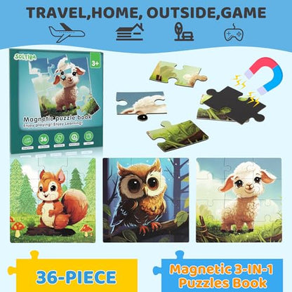 Magnetic Puzzles for Toddlers 3 (113 Count)