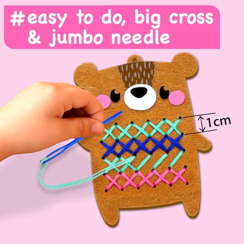 My First Cross Stitch Kit for Kids Ages 4