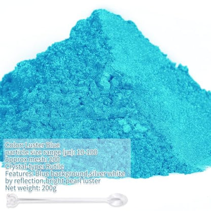 Mica Powder 7.05OZ（200g） (7.0548 Ounce)