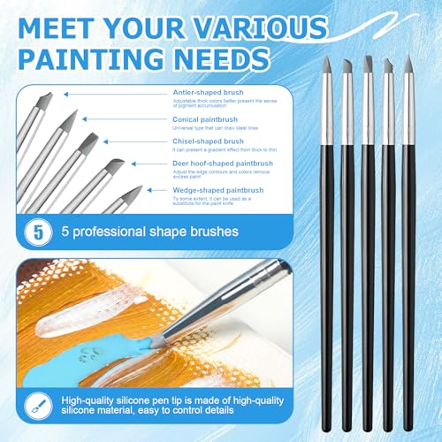 Blue Masking Fluid for Watercolor Painting