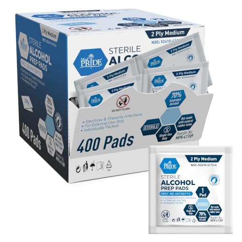 Alcohol Prep Pads (400 Count)