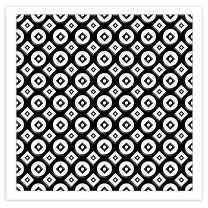 Circle Square Polymer Clay Texture Sheets Geometric Silicone Texture Stamp Clay Texture Mat Modeling Pattern Pad Sheets for Jewelry and Earrings Tools