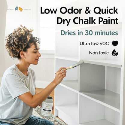 Normandy 4 Fl Oz Chalk Paint for Furniture All in One