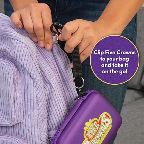 Five Crowns Travel Case Rummy Style Card Game for Kids