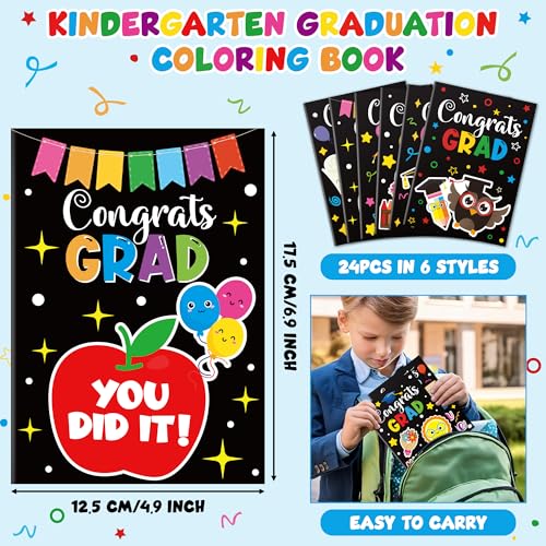 Kindergarten Graduation Coloring Book (24 Count)