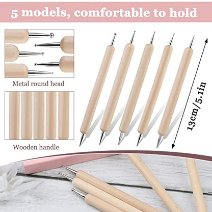 14 Pcs Dotting Tools Embossing Tool Dotting Tools Set Rock Painting