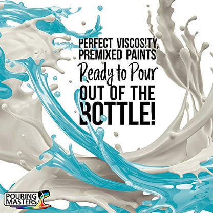 Sky Blue Acrylic Ready to Pour Pouring Paint (64 Fl Oz)